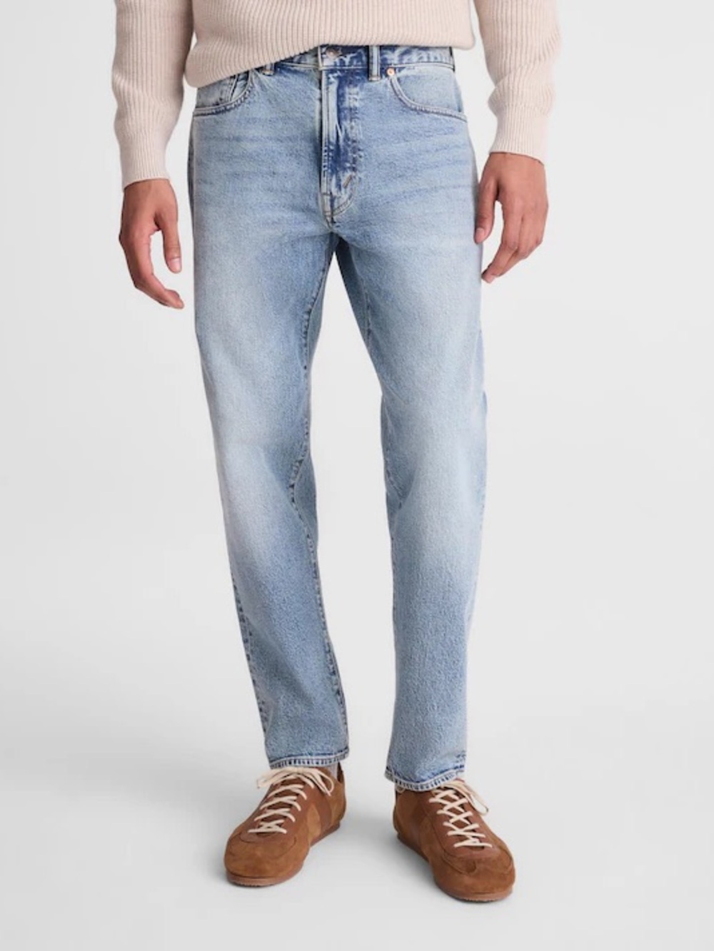 Madewell Relaxed Taper Jeans | Light Wash Vintage Fade | Size 32x32